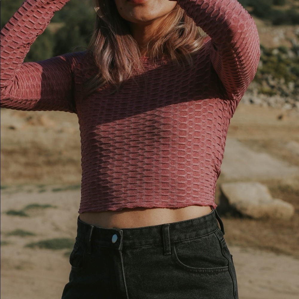 Emmy Embossed Stretch Top